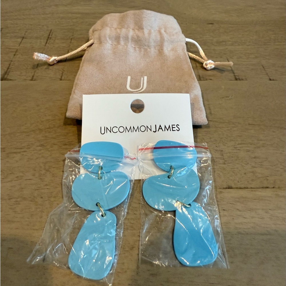 Uncommon James Sky Blue Drop Earrings - Picture 2 of 2